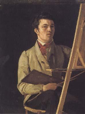 Jean Baptiste Camille  Corot Portrait de Partiste a I'age de vingt-neuf ans -1825 (mk11)